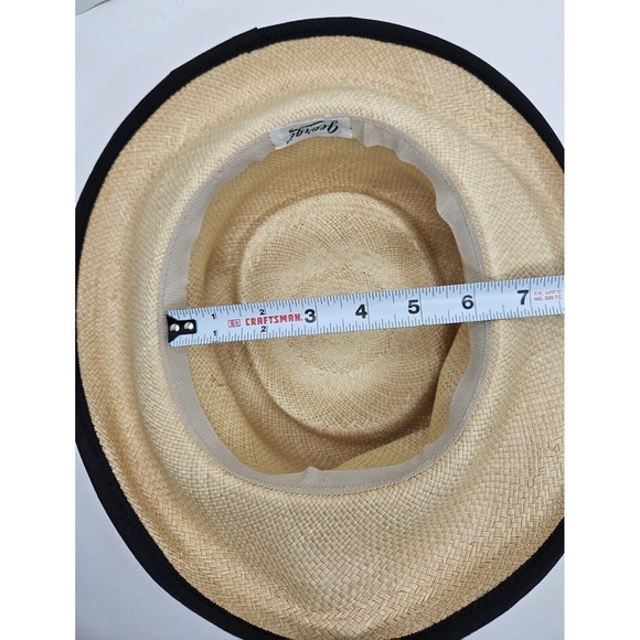 Vintage Georgi Straw Hat Church Party Derby - Picture 9 of 9